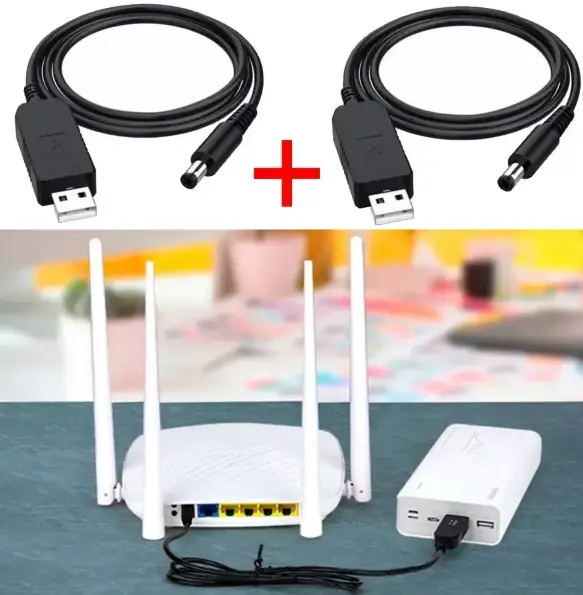 Ефективне живлення роутера від повербанка: напруга, USB-DC кабель та тривалість роботи
