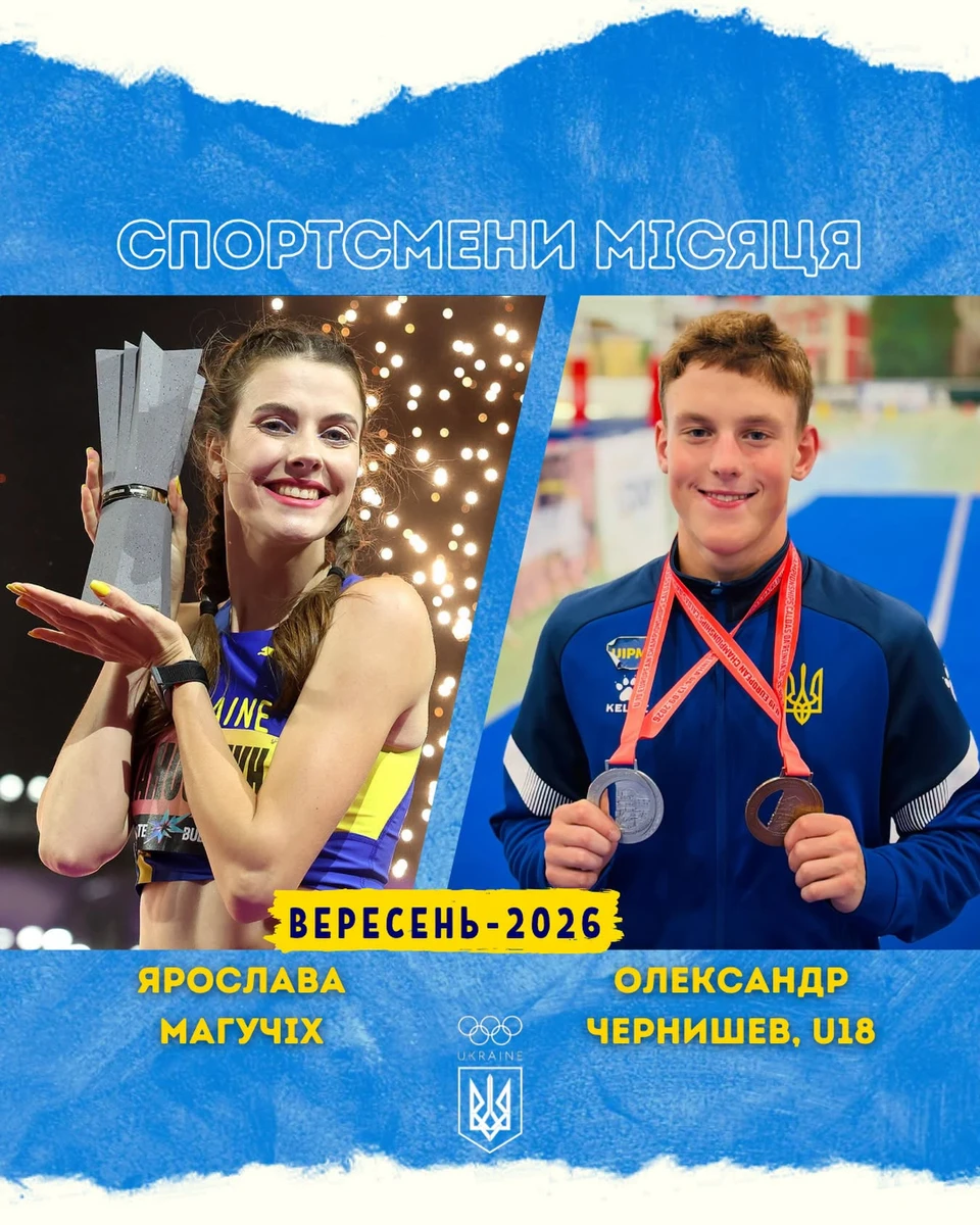 Магучіх визнана найкращою спортсменкою вересня за версією Національного олімпійського комітету України