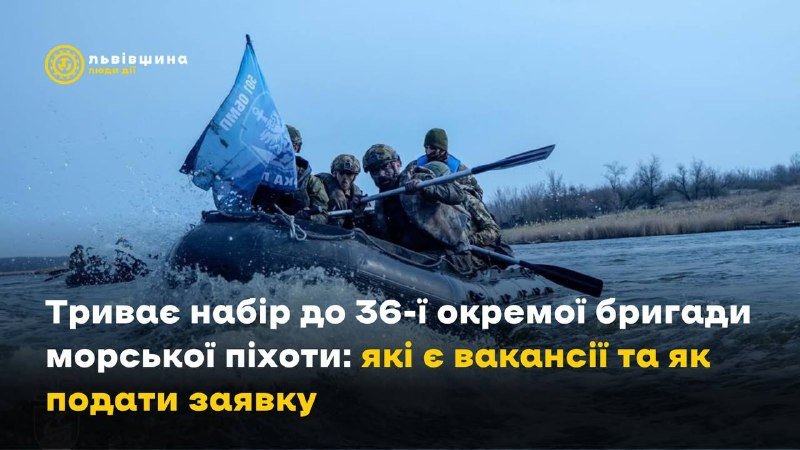 Набір до 36-ї окремої бригади морської піхоти: приєднайтеся до легенди боротьби за незалежність України