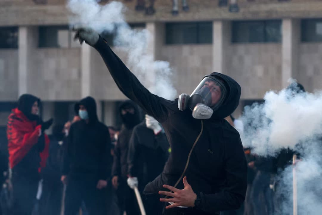 Протест у Тирані: албанці висловили незгоду з новими урядовими штрафами