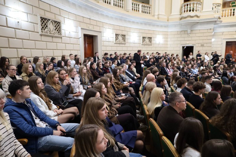 Руслан Стефанчук презентував стратегію розвитку Верховної Ради України у Львівському національному університеті імені Івана Франка