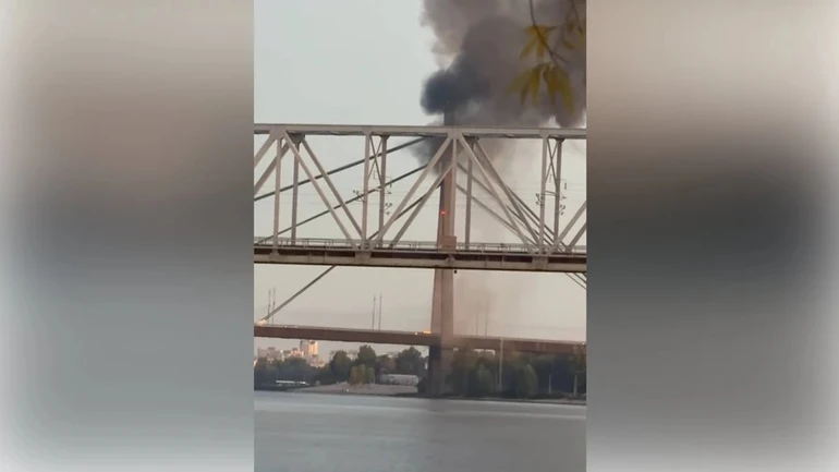 У Києві зафіксовано атаку російського реактивного дрона на Північний міст