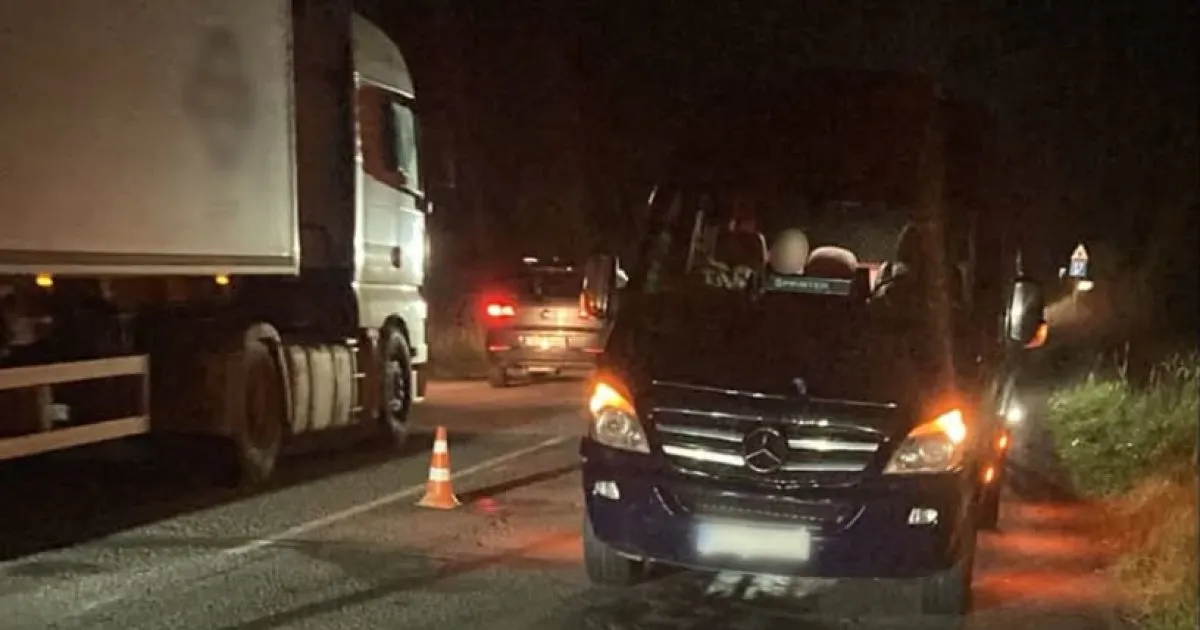 У Львівській області мікроавтобус Mercedes наїхав на 62-річного пішохода: постраждалого госпіталізовано.