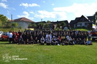 У Львівській області відбулись змагання серед юних пожежників Самбірського району