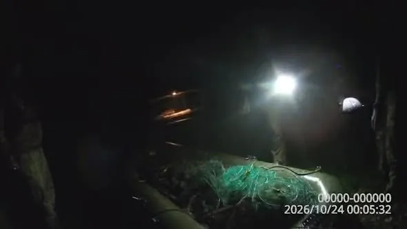 У Сокалі під час нічного рейду виявлено незаконний вилов раків на суму пів мільйона гривень