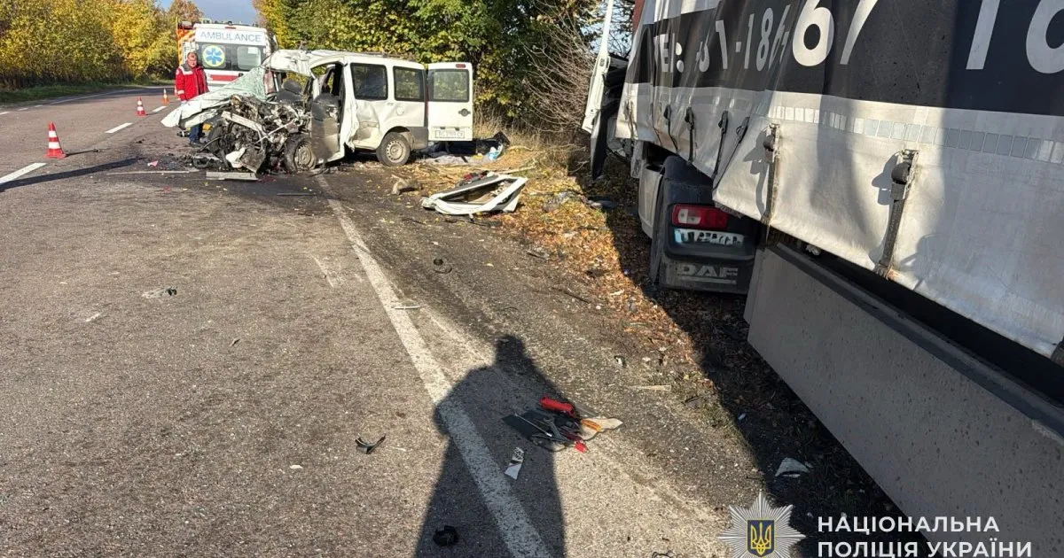 У Стрийському районі Львівщини трагічно загинув 67-річний місцевий житель у ДТП з вантажним автомобілем