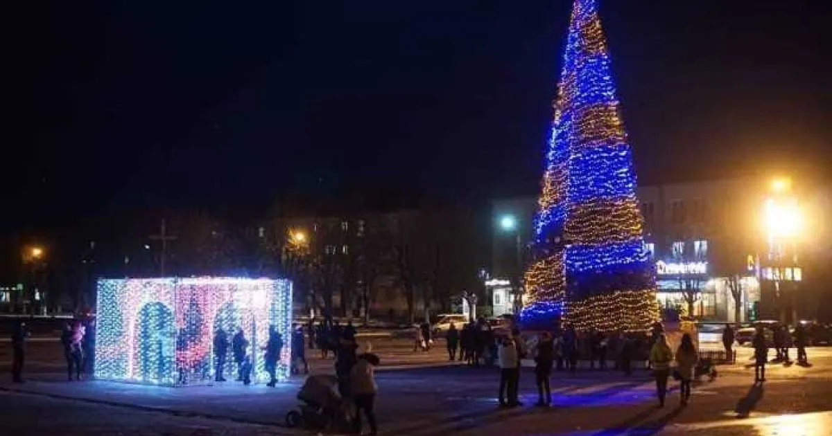 У центрі Шептицького вперше з 2022 року відбудеться встановлення святкової ялинки