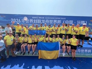 Українські веслувальники виграли шість медалей на Кубку світу з "Драконів"