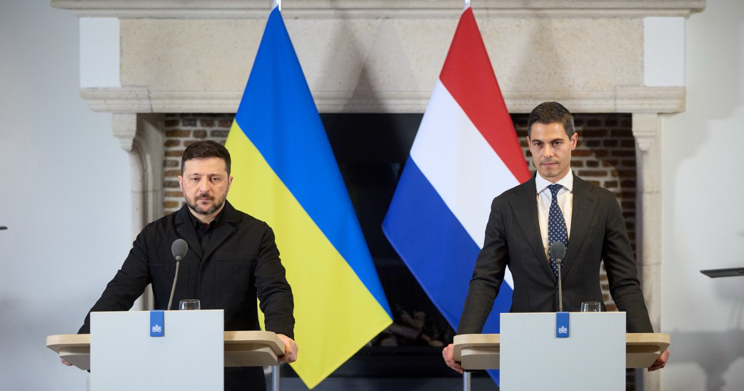 Зеленський та прем'єр Нідерландів обговорили посилення системи української протиповітряної оборони
